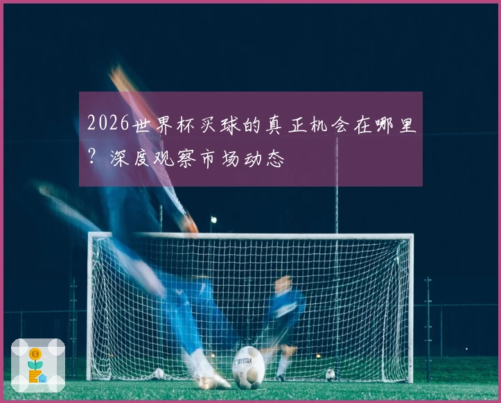 2026世界杯买球的真正机会在哪里？深度观察市场动态