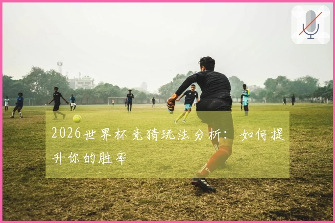 2026世界杯竞猜玩法分析：如何提升你的胜率